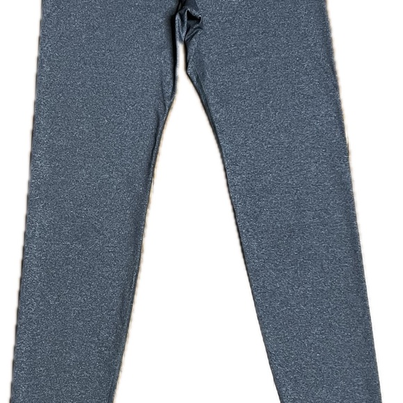 Old Navy Women’s Large Tall Active Gray-Black Fitted Sport Compression Leggings - Picture 2 of 11